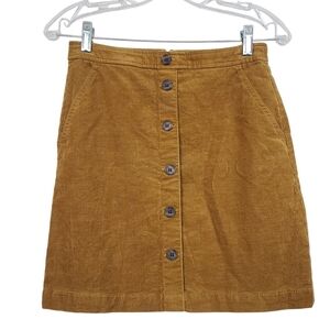 J. Crew Factory Corduroy Skirt 00